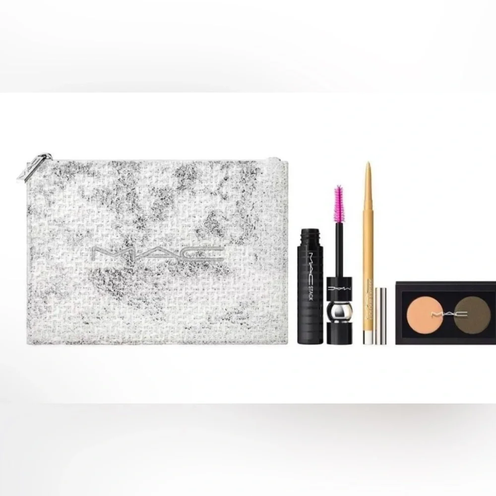 MAC Cosmetics Eye Makeup Set with Black and Cream Shades